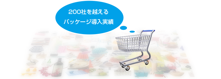 パッケージからスクラッチまで、豊富な実績　200社以上への導入実績