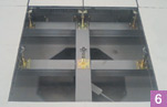 (6) Seismic-isolation floor 