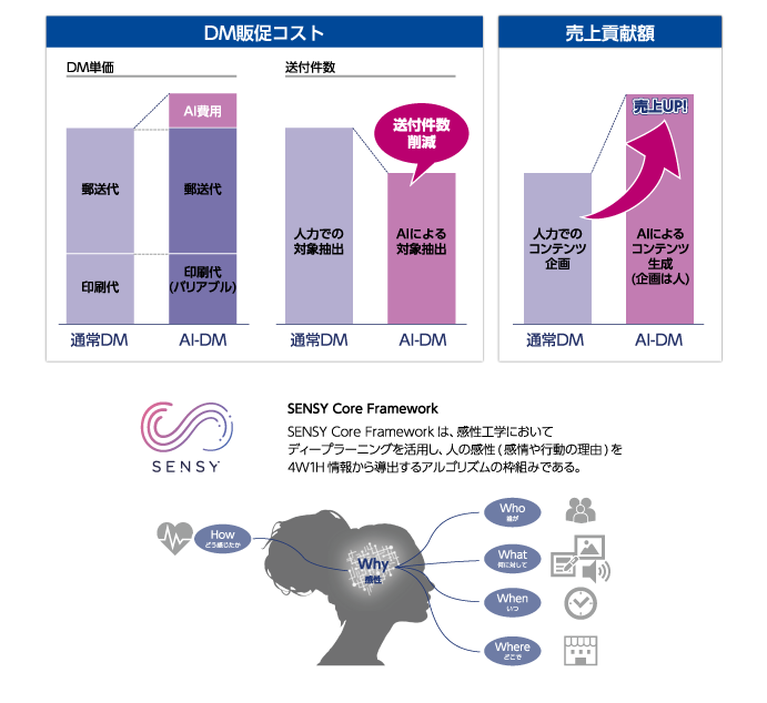 効率的なAI-DMの導入イメージ