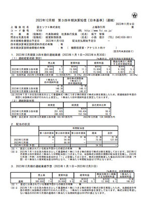 決算短信