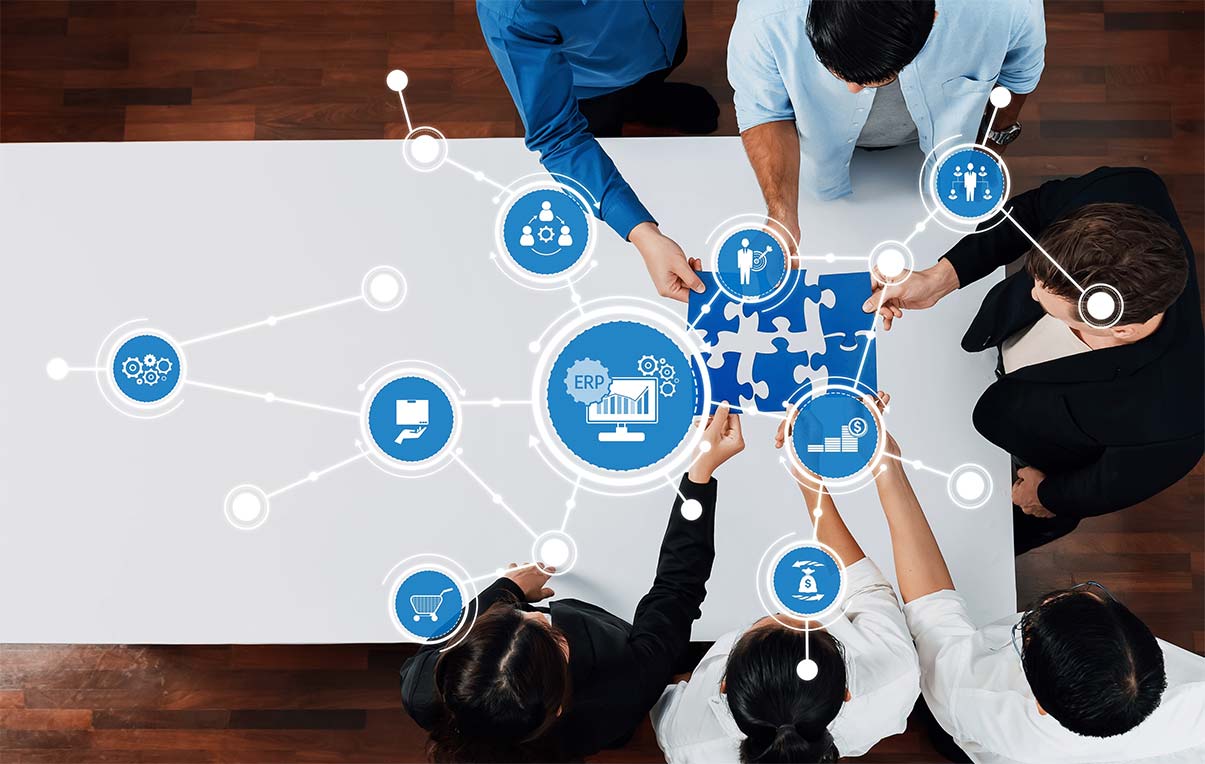 ERP連携で業務効率化するには？成功のポイントと事例を紹介